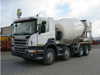 Camion malaxeur Scania P 360 8x4 Betonmischer 9m³ Hardox