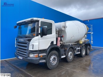 Camion malaxeur Scania P 380 8x4, Manual, Steel suspension, liebherr, 9 M3