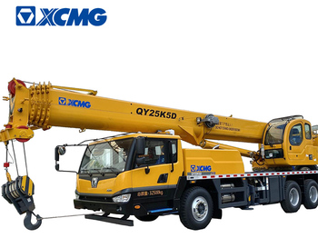 Grue mobile neuf Chinese XCMG New Mobile Cranes  QY25K5D 25t Heavy Lifting Crane Truck With Competitive Price: photos 1