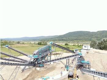 Constmach 250 TPH Stationary Aggregate and Sand Washing Plant - Crible