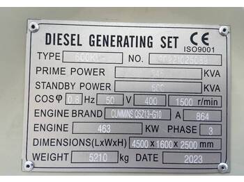 Groupe électrogène Cummins QSZ13-G10 - 600 kVA Generator - DPX-19847: photos 4