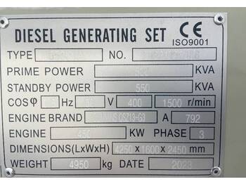 Groupe électrogène Cummins QSZ13-G13 - 550 kVA Generator - DPX-19846: photos 4