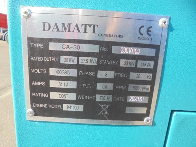 Groupe électrogène neuf Damatt CA-30: photos 11