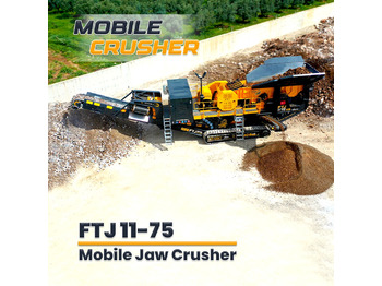 Concasseur mobile neuf FABO FTJ 11-75 MOBILE JAW CRUSHER 150-300 TPH | AVAILABLE IN STOCK: photos 1