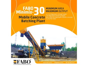 Centrale à béton neuf FABO MINIMIX 30 M3/H MOBILE CONCRETE PLANT EASY TRANSPORT: photos 1
