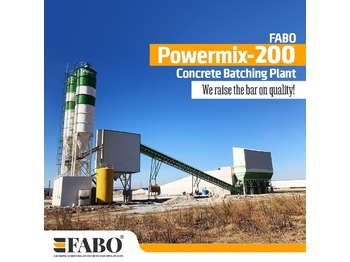 Centrale à béton neuf FABO POWERMIX-200 STATIONARY CONCRETE BATCHING PLANT: photos 1