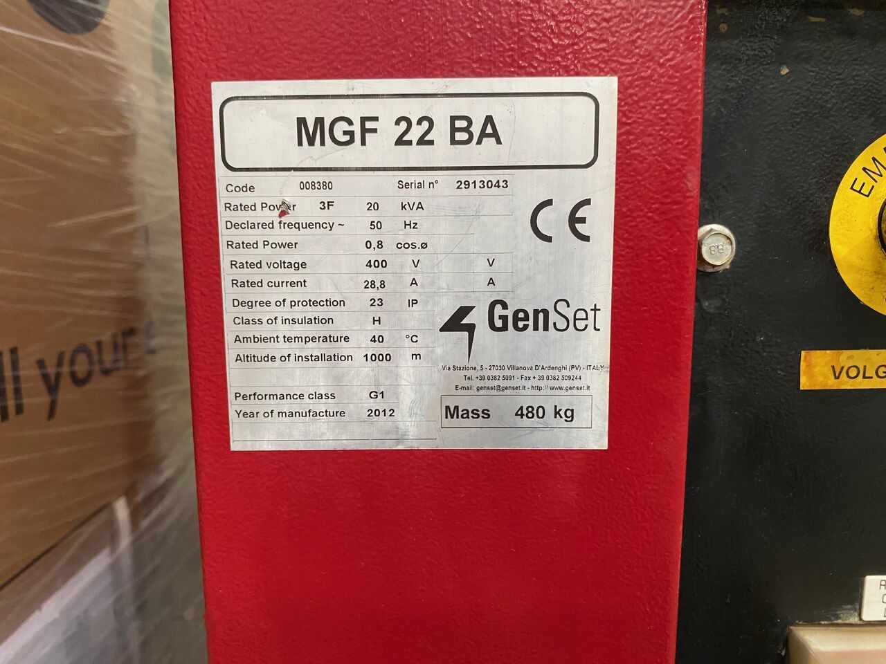GenSet 20 kVa Yanmar - Groupe électrogène: photos 5