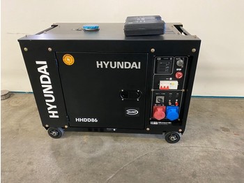 Groupe électrogène Hyundai Aggregaat / Generator, 8 KVA, 230 + 400 volt