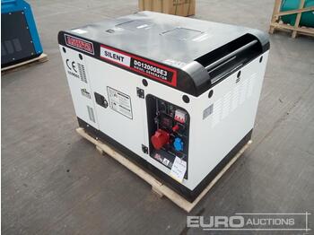 Groupe électrogène Unused Ashita DG12000SE3 Diesel Generator