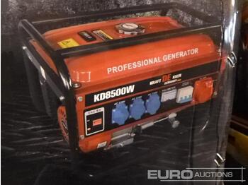 Groupe électrogène Unused KraftDekker KDW8500 3kW Power Generator