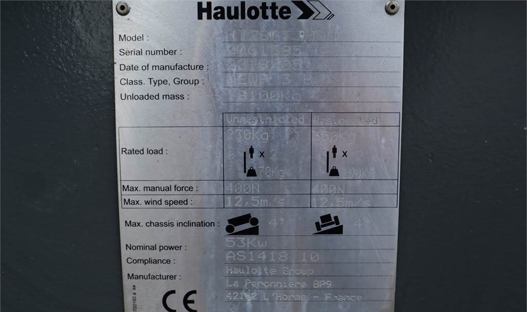 Nacelle télescopique Haulotte HT28RTJ PRO Valid inspection, *Guarantee! 4x4x4 Dr: photos 8