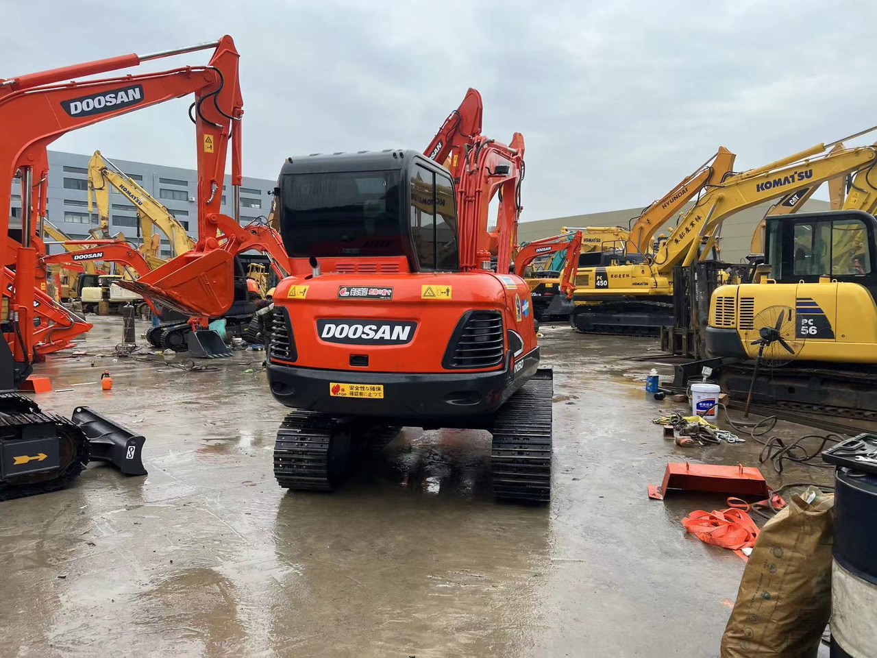 Pelle sur chenille High quality DOOSAN used excavator DX60 strong power hot selling !!!: photos 8