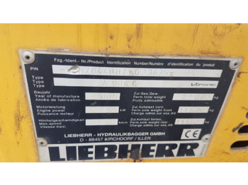 Engins de chantier LIEBHERR A904C S/N: WLHZ044ZHZK023635 (2005): photos 2