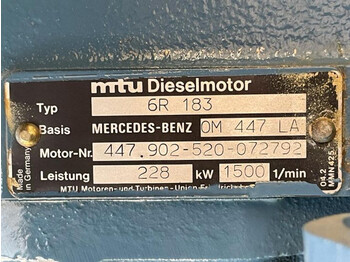 Groupe électrogène MTU Mercedes Benz 6R 183 Stamford 265 kVA generatorset as New !: photos 4