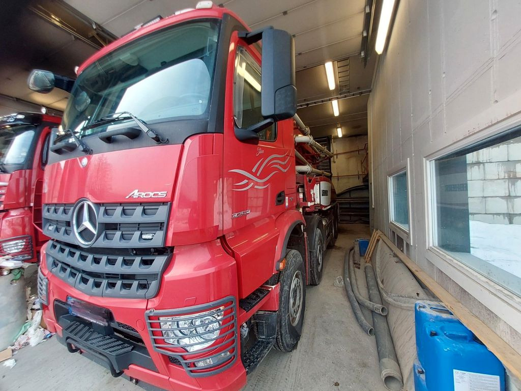 Camion malaxeur pompe Mercedes-Benz Arocs 3253 + Liebherr 35m pump: photos 2