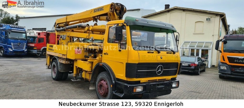 Camion malaxeur pompe Mercedes-Benz LK 1617, Schwing Betonpumpe, Oldtimer: photos 9