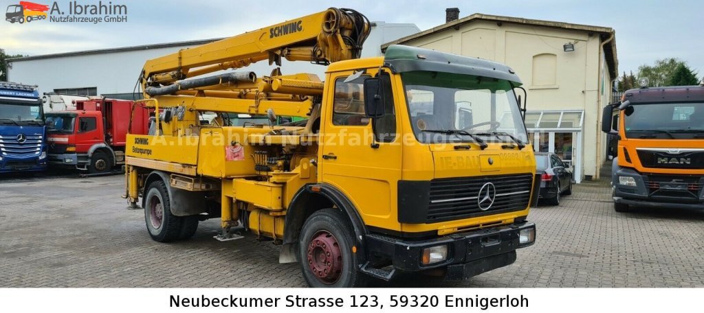 Camion malaxeur pompe Mercedes-Benz LK 1617, Schwing Betonpumpe, Oldtimer: photos 10