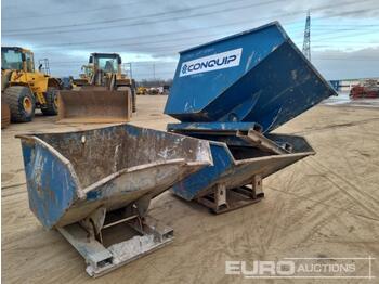 Mini tombereau Conquip Tipping Skip to suit Forklift (3 of)