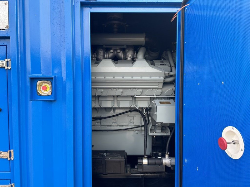 Groupe électrogène neuf Mitsubishi S12H-PTA Leroy Somer 1100 kVA Supersilent generatorset in 20 ft container New !: photos 17