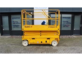 Nacelle ciseaux Haulotte COMPACT 10 Electric, 10.2m Working Height.