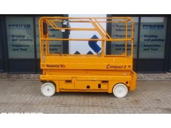 Nacelle ciseaux Haulotte COMPACT 8 Electric, 8.2 m Working Height.