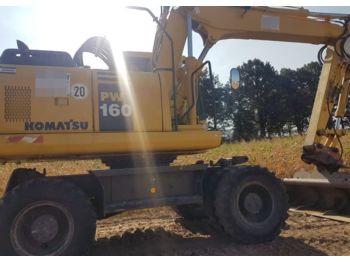 Pelle sur pneus KOMATSU -- PW160-7E