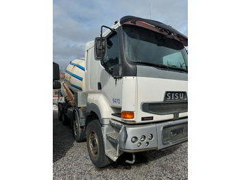 Sisu E12 8x4 + SARAKA mixer 9 m3  - Camion malaxeur: photos 2