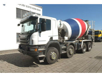 Toupie béton Scania Scania P 370/8x4 - 9m³ Stetter