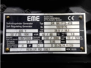 Groupe électrogène Vögele VISION 5100-2/5103-2-EME DR160/17.5-4TS-Generator: photos 3