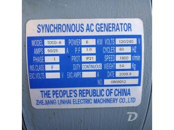 Groupe électrogène neuf Zhejiang Linhai Electric Machinery TDCD-6: photos 1
