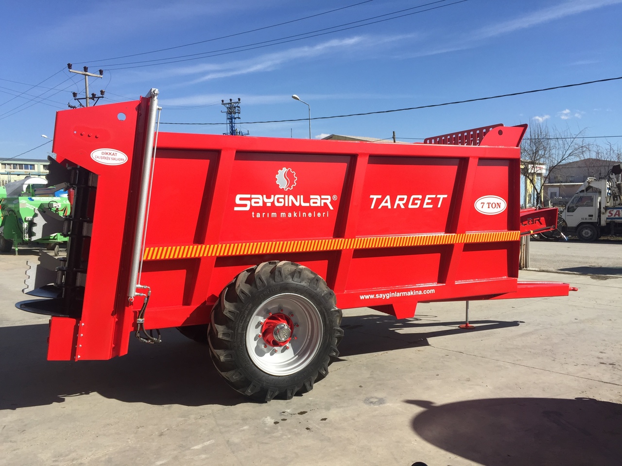 Epandeur à fumier neuf TARGET 10 TON HYDRAULIC PUSH MANURE SPREADER: photos 12