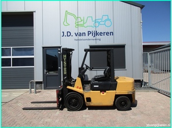 Chariot élévateur frontal à 4 roues HYSTER H3.00XL diesel triplex 4.4m + sideshift doorrij 208cm!