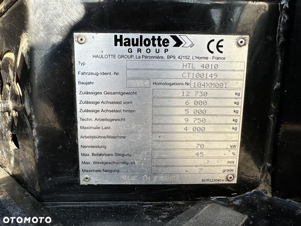 Chariot télescopique Haulotte HTL 4010: photos 15