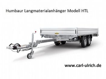 Camion grumier Humbaur - Langmaterialanhänger HTL304121 mit Rohrzugdeichsel