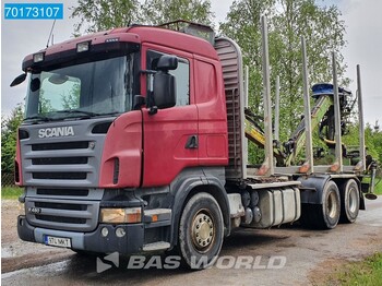 Scania R480 6X4 Loglift Crane Kran / Tree Transport Euro 4 - camion grumier