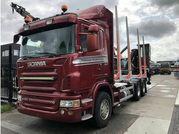 Camion grumier Scania R620 MET LOGLIFT KRAAN