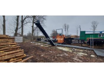 Matériel forestier Linia korująca VK-26 M, korowarka, podajniki, taśmociąg, VK-26 M