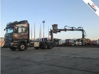 Scania R560 V8 6X4 HIGHLINE WITH JONSERED 1080 CRANE  - Remorque forestière