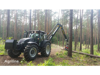 VALTRA N143 H+ Kesla+ Nisula - tracteur forestier