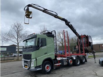Remorque forestière, Camion Volvo FH 16.750 8X4 - EURO 6 + HIAB JONSERED 1080 + FO: photos 1
