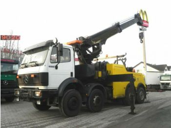 Remorqueuse Mercedes-Benz SK 3535 Pritsche Kran Kran, Brille, Winde etc.