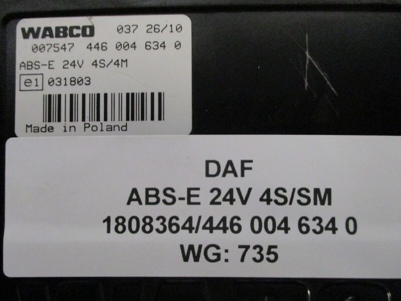 Système électrique DAF 1808364/446 004 634 0 ABS-E 24 V 4S/4M: photos 2