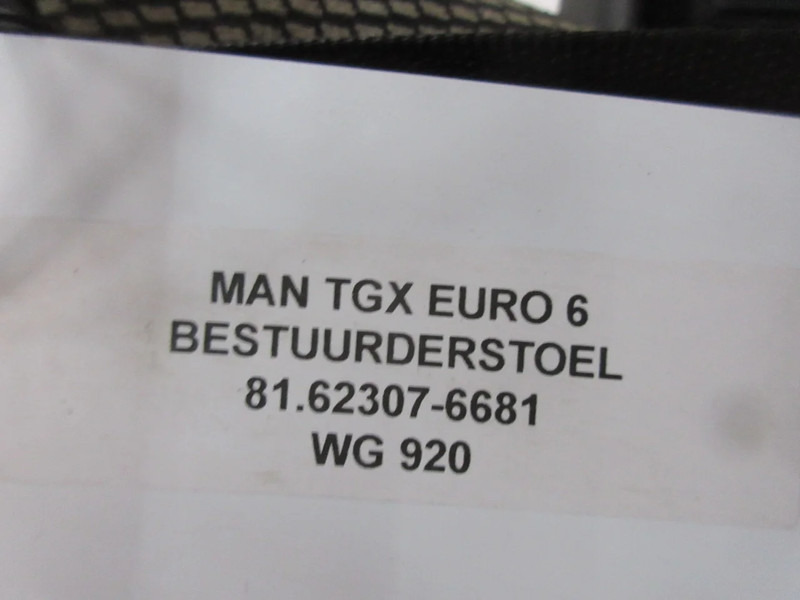 Siège pour Camion MAN 81.62307-6681//81.62307-6632 STOELEN SET TGX EURO 6: photos 9