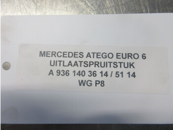 Collecteur d'échappement pour Camion Mercedes-Benz A 936 140 36 14 / 51 14 UITLAATSPRUITSTUK OM936LA EURO 6: photos 4