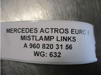 Feu anti-brouillard pour Camion Mercedes-Benz A 960 820 31 56 MISTLAMP LINKS EURO 5: photos 2