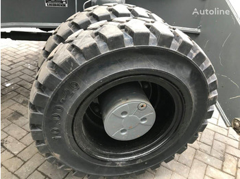 Liebherr Liebherr, Terex-Fuchs, Sennebogen solid tire 10.00-20, 12.00-20 - Roue complète