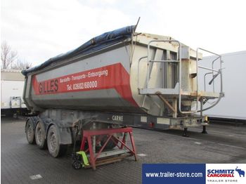 Carnehl Semitrailer Tipper Steel half pipe body 27m³ - Remorque