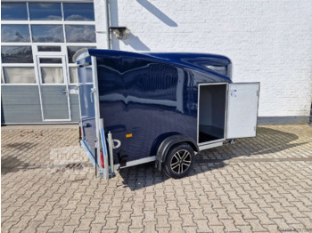 Remorque fourgon neuf Cheval Liberté schöner blauer Anhänger aerodynamisch Leichtmetallräder Heckrampe Tür: photos 4
