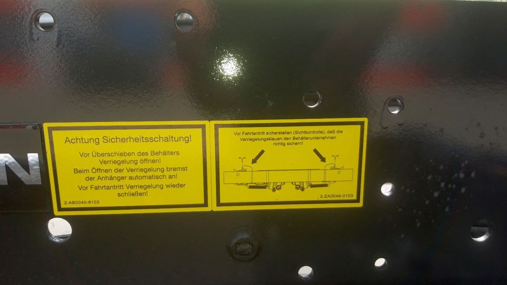 Remorque ampliroll/ Multibenne neuf Hüffermann HSA 20.71 Schlitten Anhänger 2x Sofort Verfügbar: photos 14