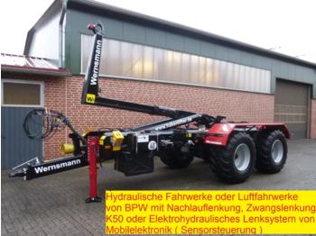 Remorque ampliroll/ multibenne Wernsmann WH24G mit Lenkachse mit Meillerhakenlift